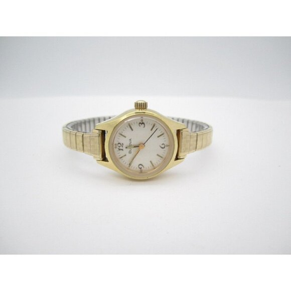 Women Bulova Hand Wind Mechanical Analog 24mm Dial Causal Round Watch (F855) main image 10
